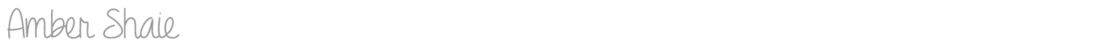 Amber Shaie font preview